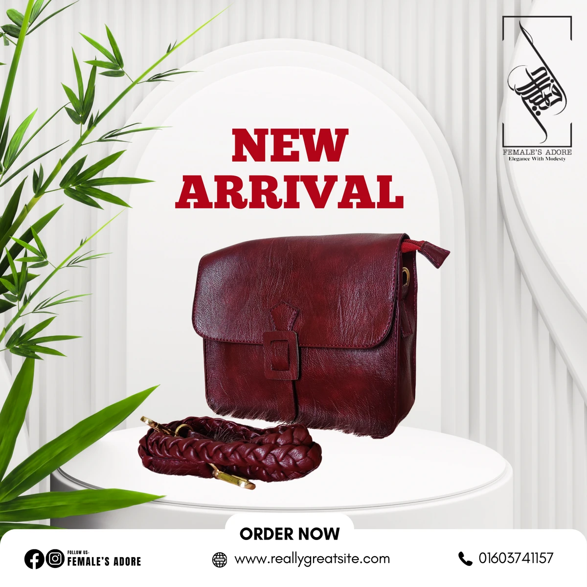 CLASSIC PARTY HAND BAG | MAROON