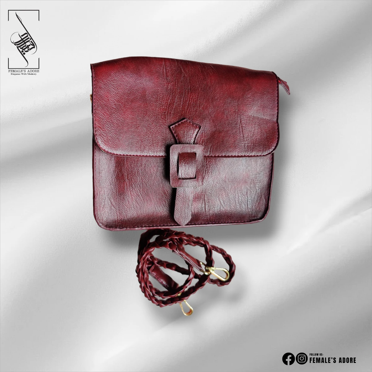 CLASSIC PARTY HAND BAG | MAROON