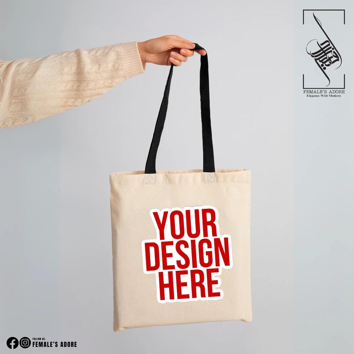 CANVAS TOTE BAG - CUSTOMIZE DESIGN