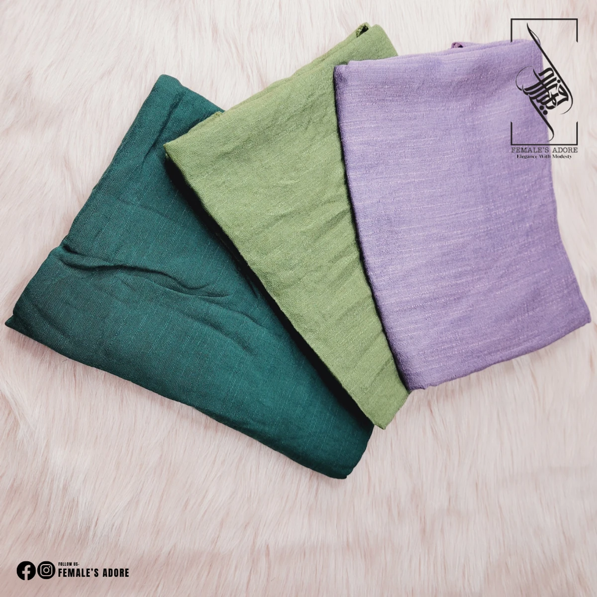 REGULAR WEAR SLUB COTTON HIJAB 82/30