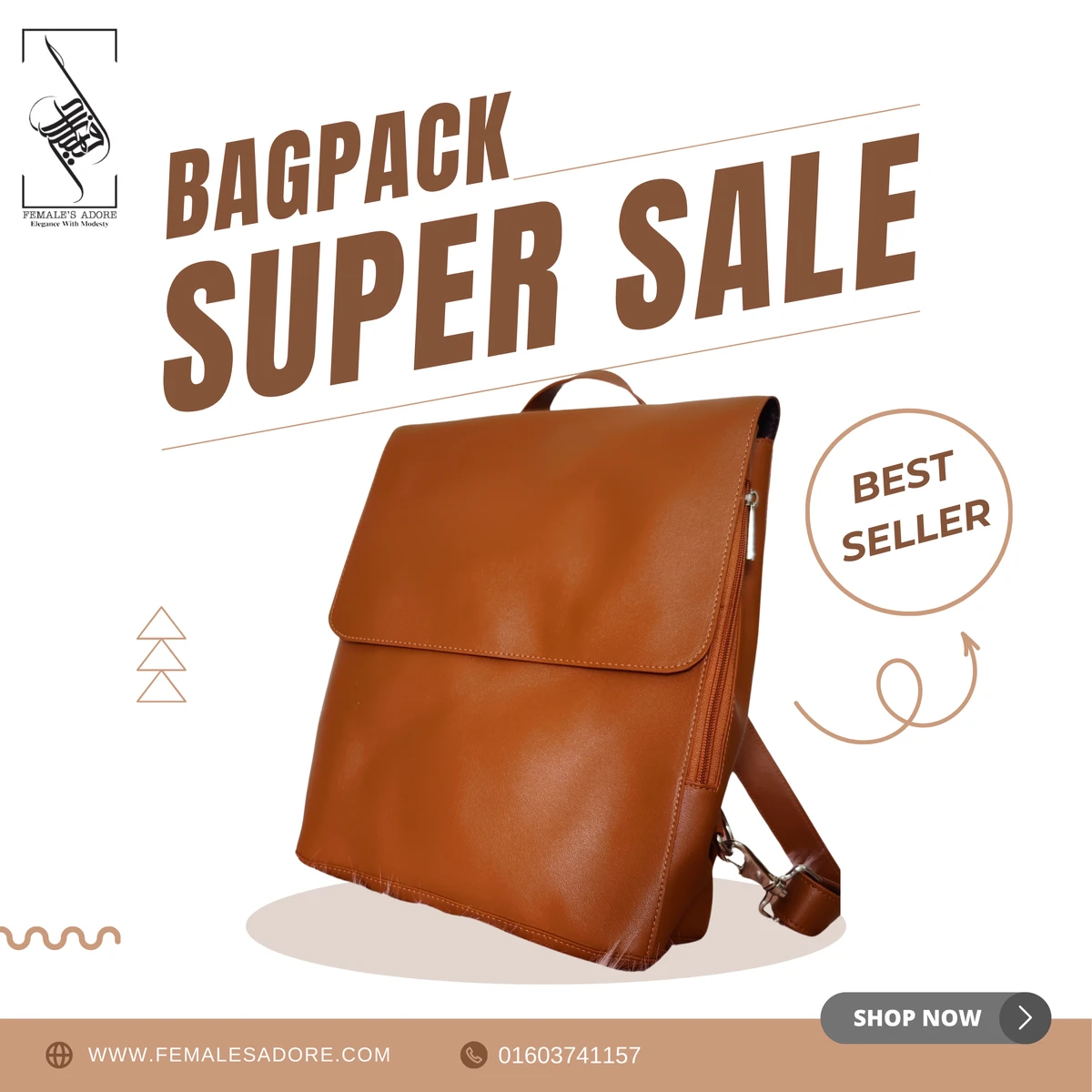 REGULAR BAG PACK | BROWN